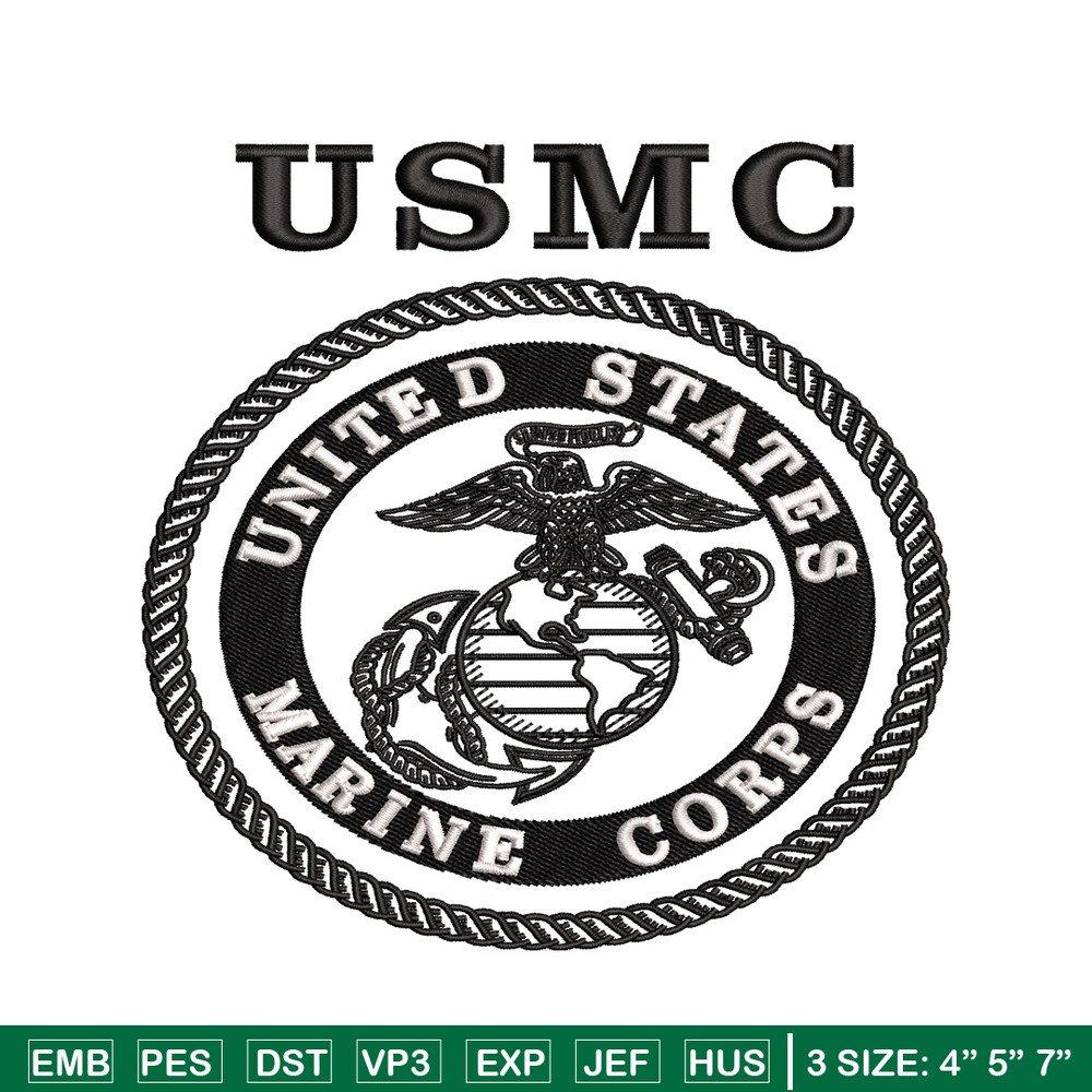 United States Marine Corps embroidery design, logo embroidery, logo design, embroidery file, Digital download..jpg