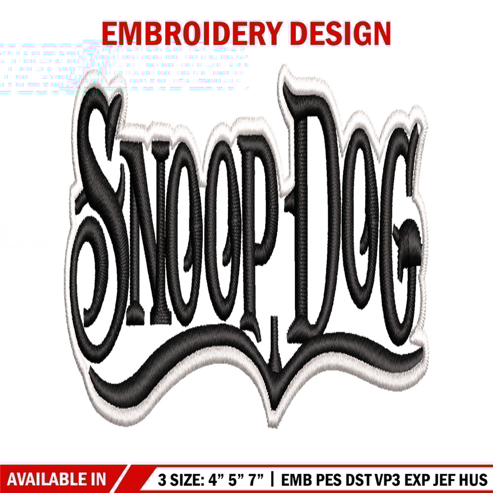 Snoop Dogg embroidery design, Snoop Dogg embroidery, logo design, embroidery file, logo shirt, Digital download..jpg