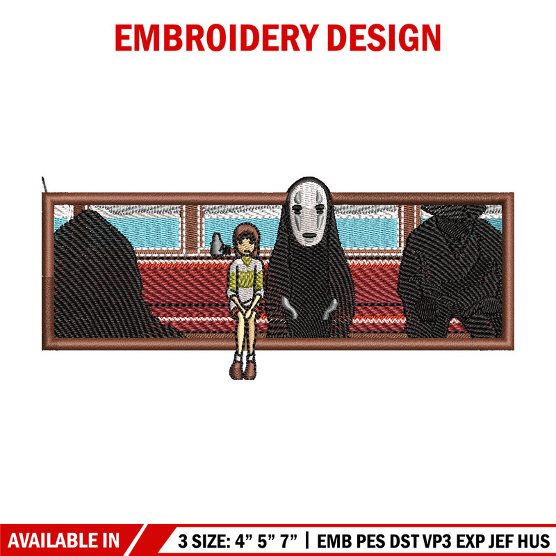 Spirited Away embroidery design, Ghibli embroidery, Embroidery shirt, Embroidery file, Anime design, Digital download.jpg