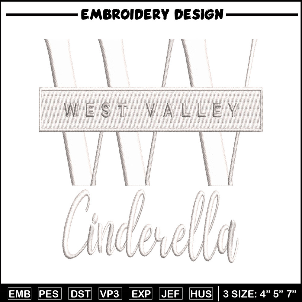 West Valley logo embroidery design, West Valley logo embroidery, logo design, Logo shirt, embroidery file, Digital download.jpg
