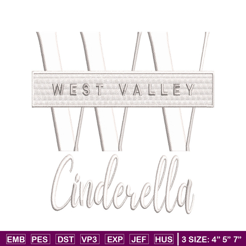 West Valley logo embroidery design, West Valley logo embroidery, logo design, Logo shirt, embroidery file, Digital download.jpg