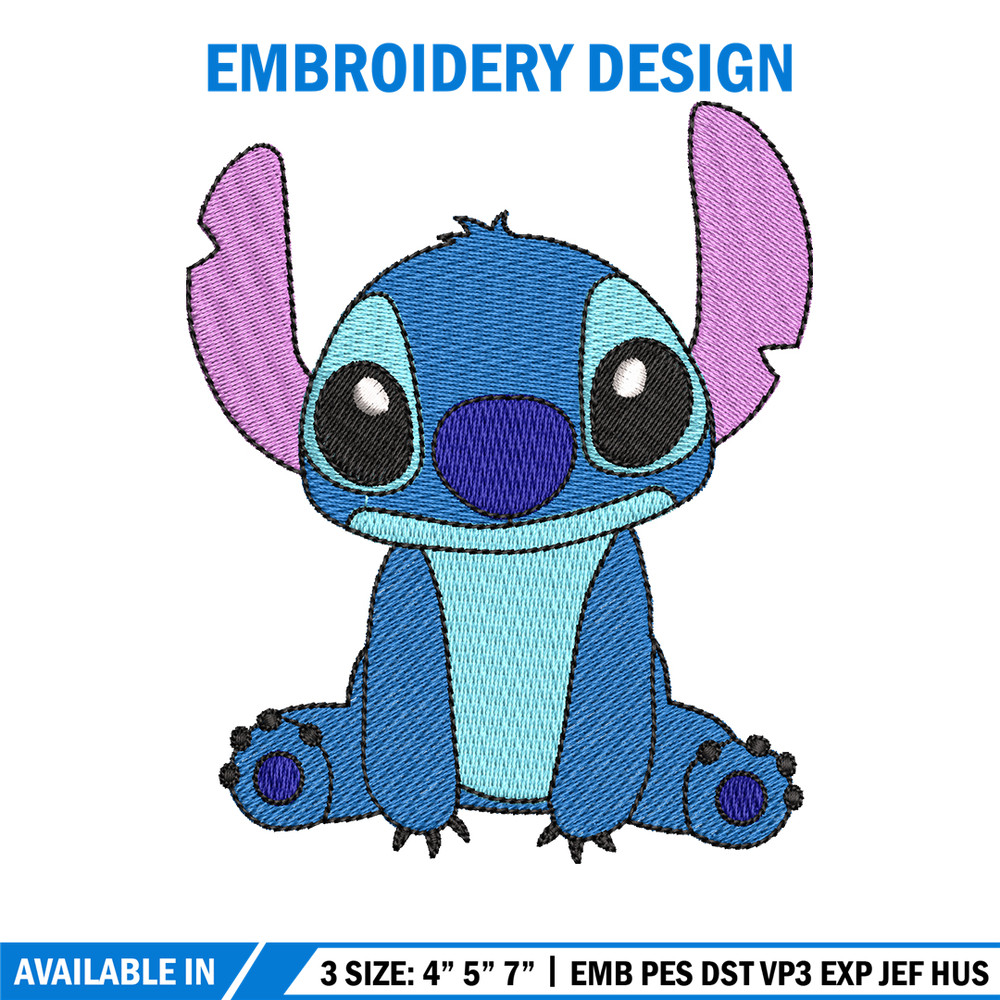 Stitch embroidery design, Stitch embroidery, logo design, Embroidery shirt, cartoon shirt, logo shirt, Instant download.jpg