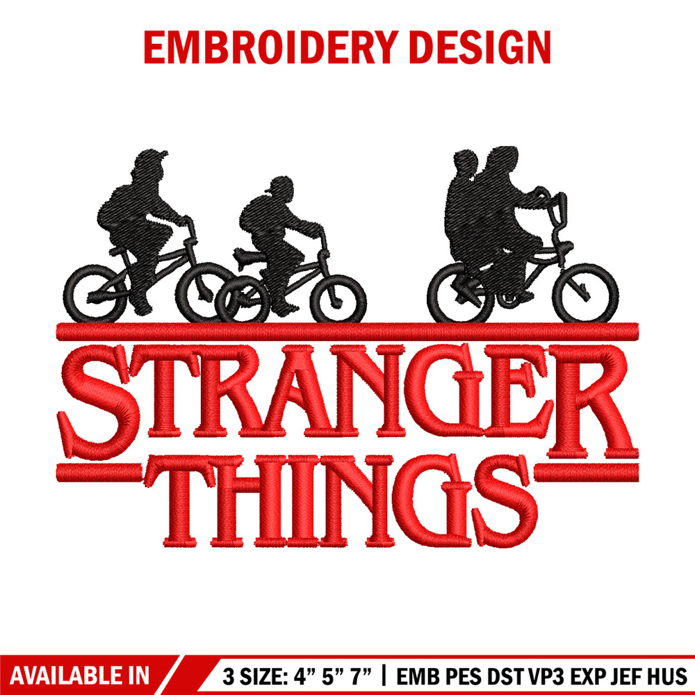 Stranger Things logo embroidery design, logo embroidery, logo design, logo shirt, Embroidery shirt, Instant download.jpg