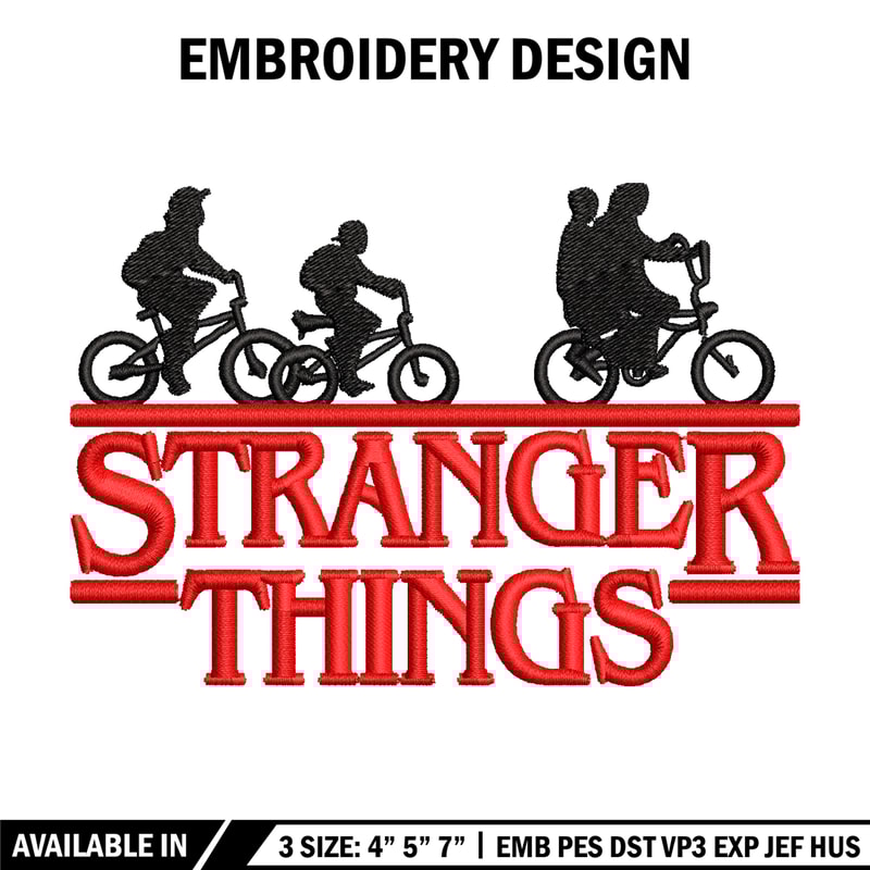 Stranger Things logo embroidery design, logo embroidery, logo design, logo shirt, Embroidery shirt, Instant download.jpg