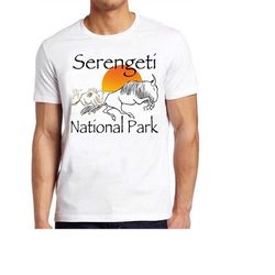 serengeti national park tanzania africa animals safari zoo top gift tee t shirt 837