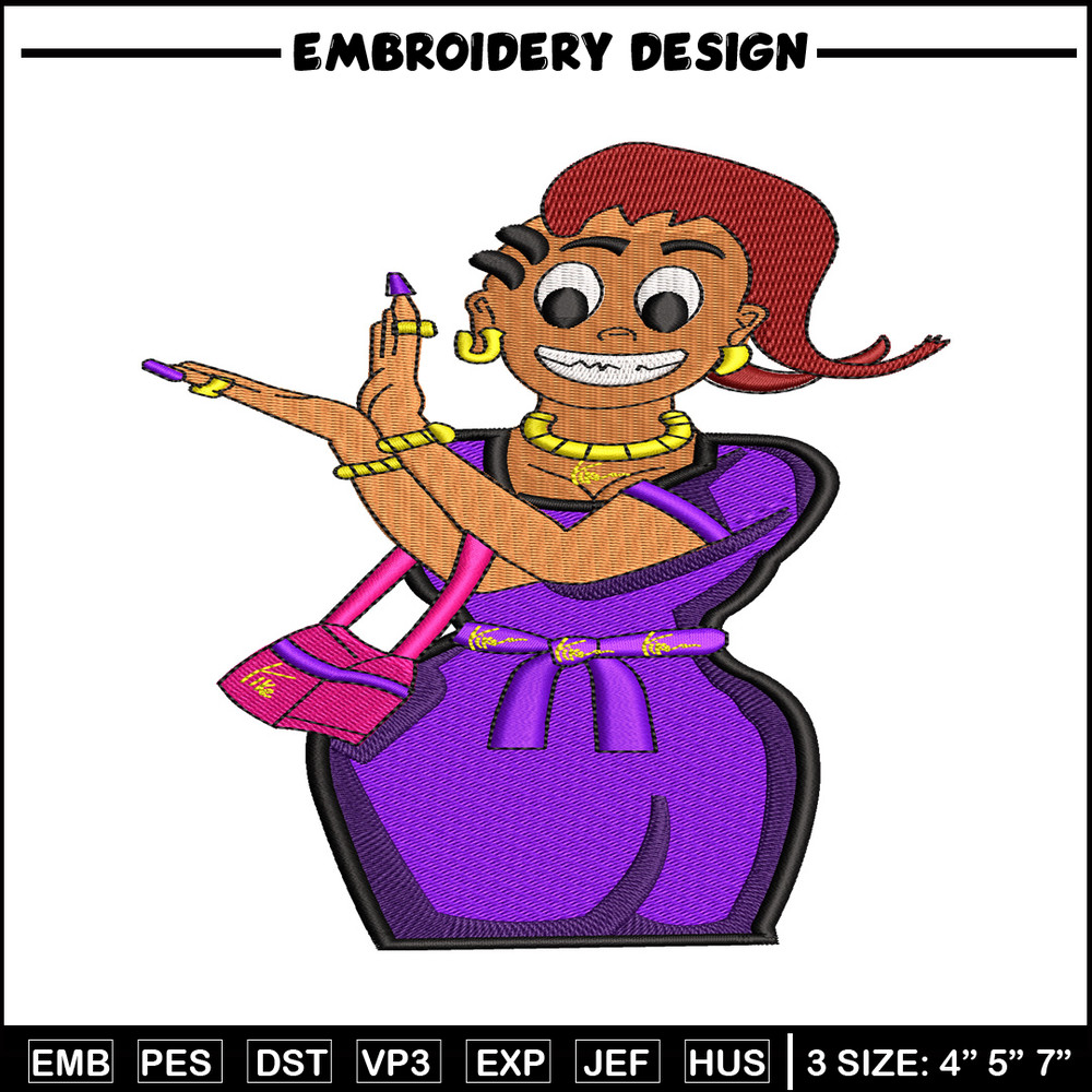 Yike girl embroidery design, Yike girl embroidery, logo design, Logo shirt, embroidery file, Digital download.jpg