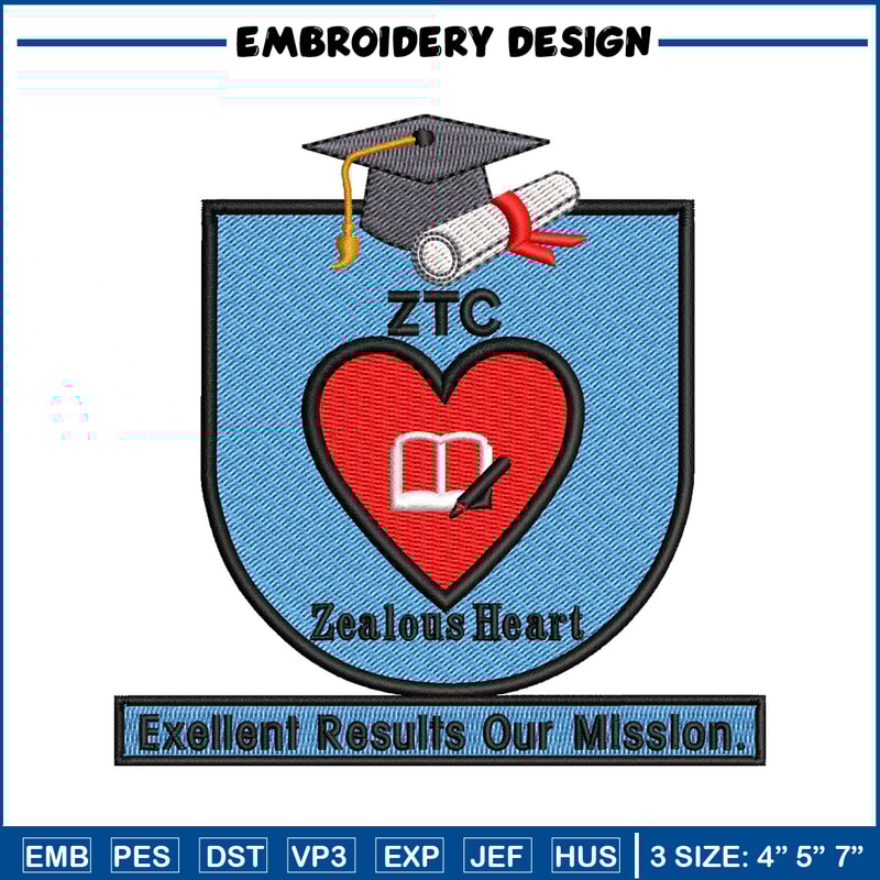 Zealous Tutorial Centre embroidery design, Zealous Tutorial Centre embroidery, logo design, logo shirt, Digital download.jpg