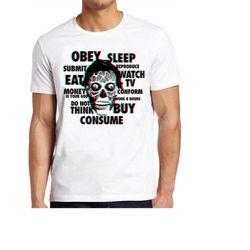 they live eat work repeat obey consume manga music retro funny art drawing gamer anime cult meme movie gift top tee t sh