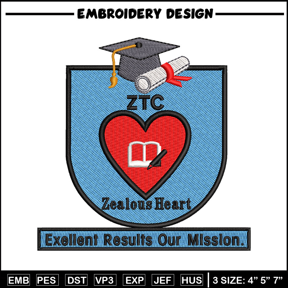 Zealous Tutorial Centre embroidery design, Zealous Tutorial Centre embroidery, logo design, logo shirt, Digital download.jpg