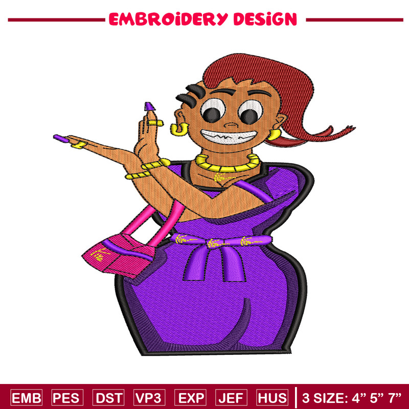 Yike girl embroidery design, Yike girl embroidery, logo design, Logo shirt, embroidery file, Digital download.jpg