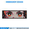 Tanjiro eyes embroidery design, Tanjiro embroidery, Anime design, Embroidery shirt, Embroidery file, Digital download.jpg