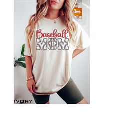 baseball mom shirt, mama baseball, comfort colors tee, baseball shirts for women, sports mom shirt, baseball season shir