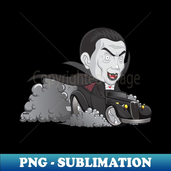Dracula Vampire - Black Hot Rod - Instant Download for Subli - Inspire ...