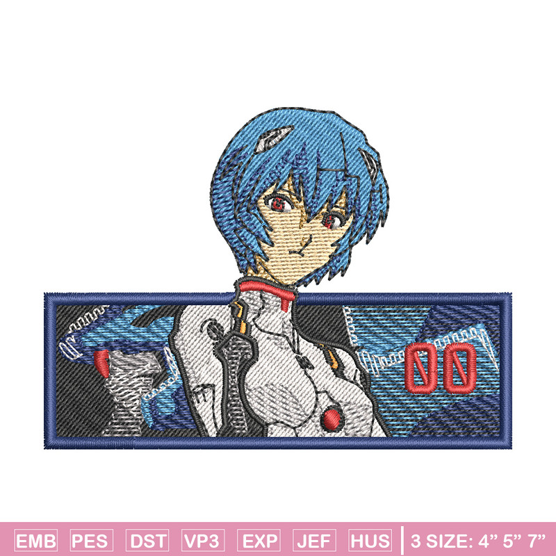 Rei box embroidery design, Shin Seiki embroidery, Embroidery shirt, Embroidery file,Anime design,Digital download.jpg