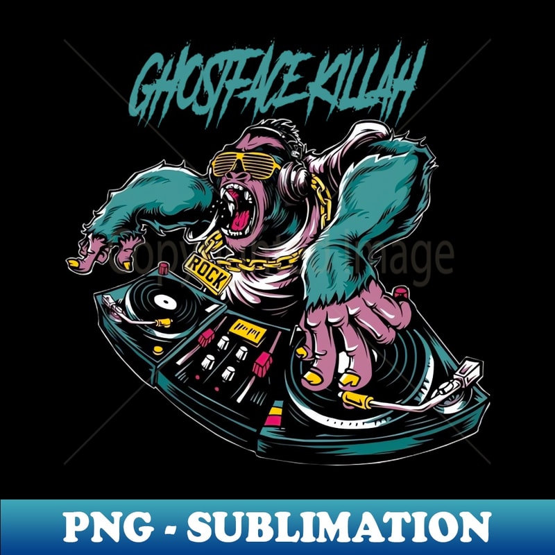 Ghostface Killah Rapper - Exclusive Sublimation PNG Digital | Inspire ...
