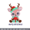Reindeer chibi embroidery design, Chrismas embroidery, Embroidery file, Embroidery shirt, Emb design,Digital download.jpg