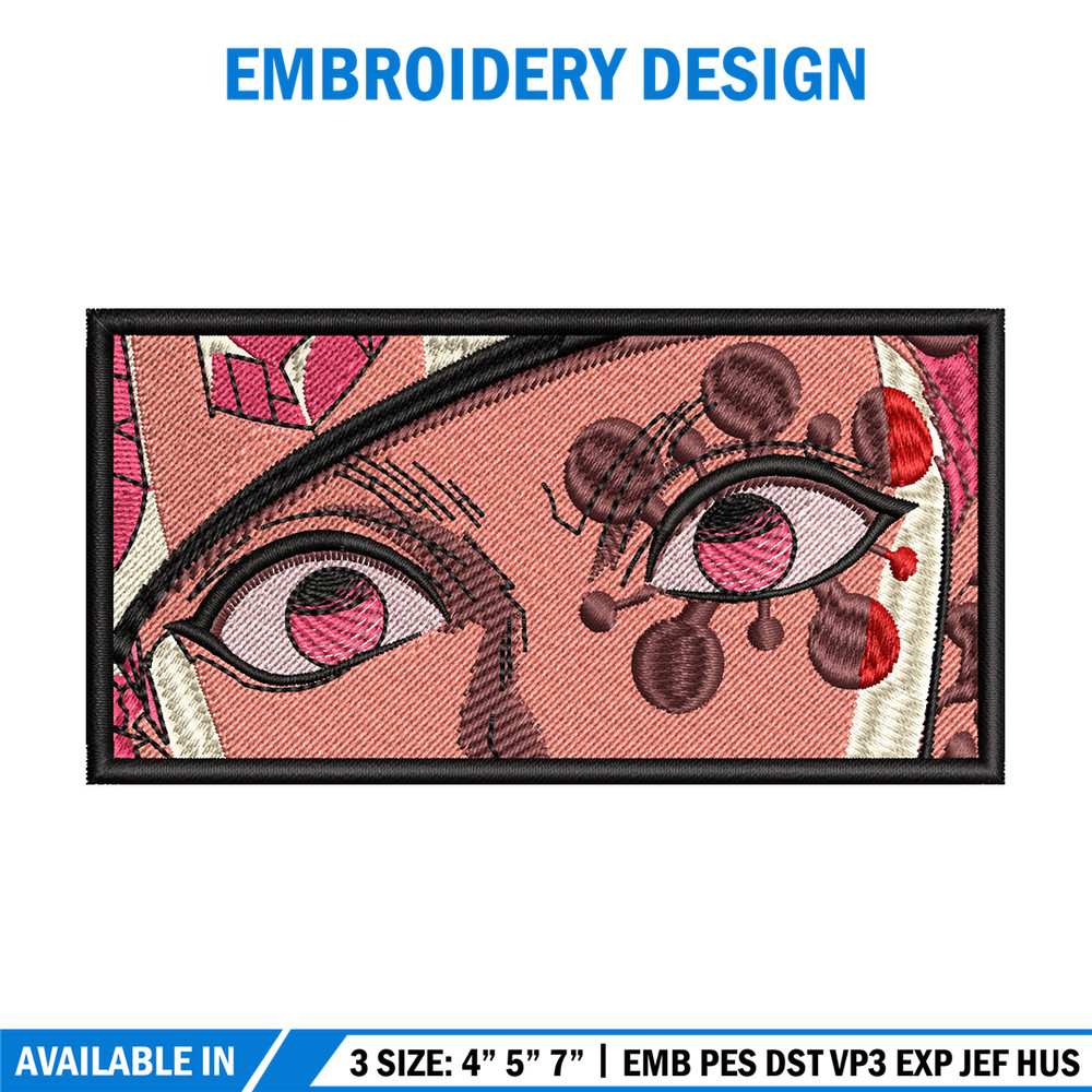 Tengen eyes embroidery design, Kimetsu no Yaiba embroidery, embroidery file, anime design, anime shirt, Digital download.jpg