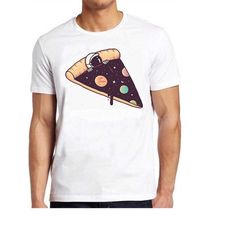 pizza slice astronaut planets funny meme gift tee gamer cult movie t shirt 748