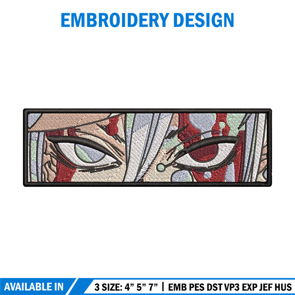 Tengen eyes embroidery design, Tengen embroidery, Embroidery shirt, Embroidery file, Anime design, Digital download.jpg