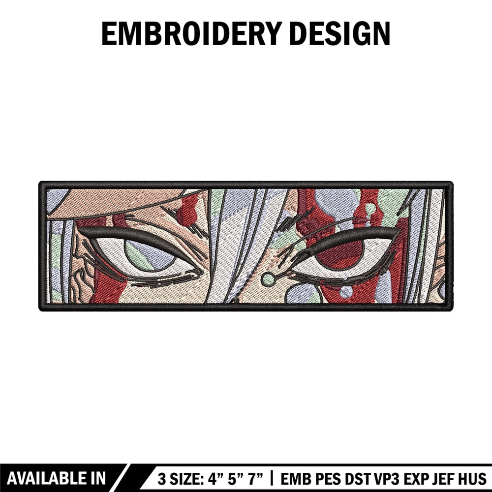 Tengen eyes embroidery design, Tengen embroidery, Embroidery shirt, Embroidery file, Anime design, Digital download.jpg