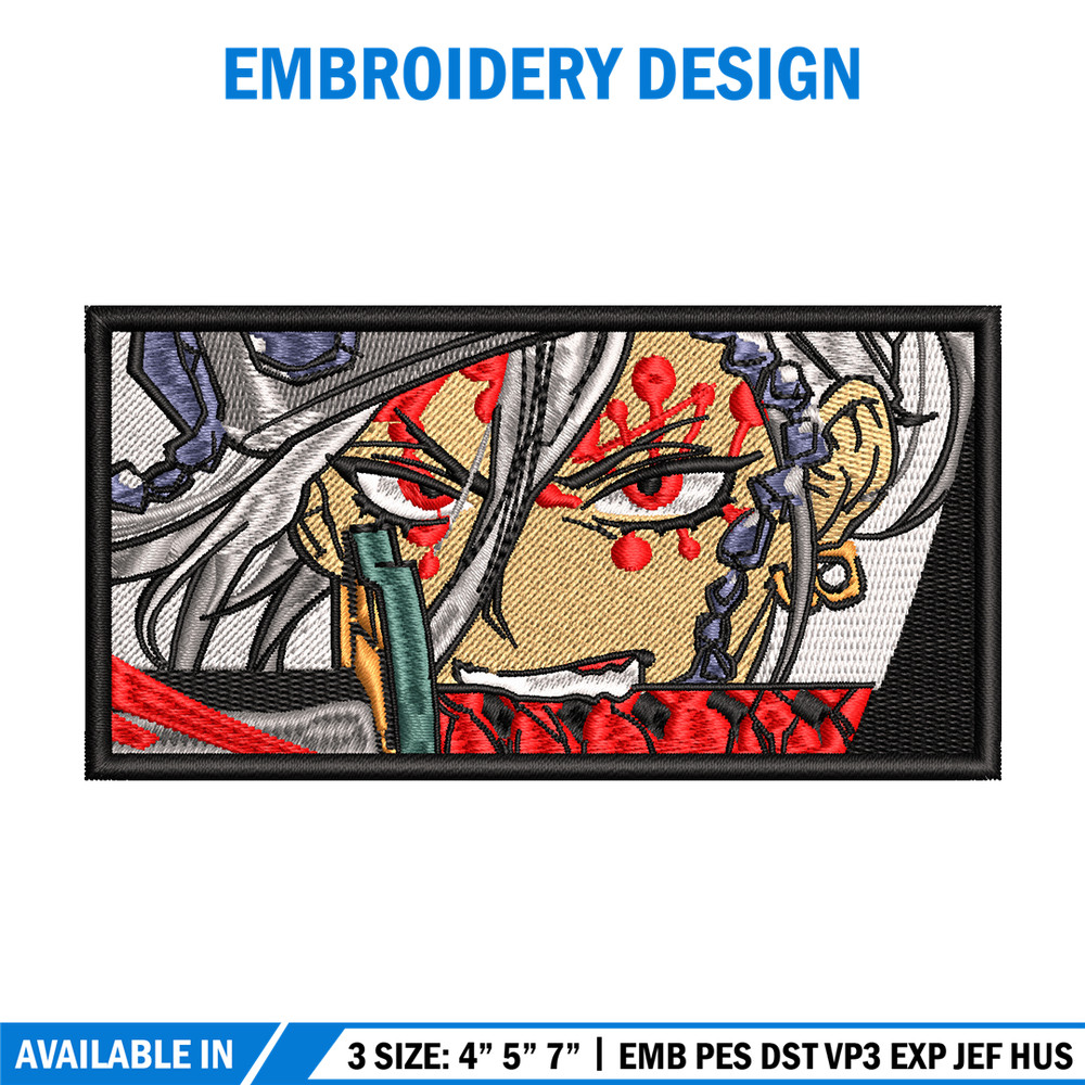 Tengen Uzui embroidery design, Kimetsu no Yaiba embroidery, embroidery file, anime design, anime shirt, Digital download.jpg