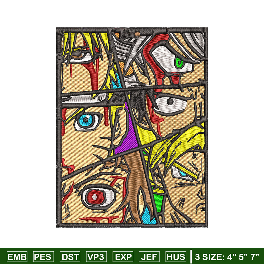 Anime popular embroidery design, Anime embroidery, embroidery file, anime design, anime shirt, Digital download.jpg