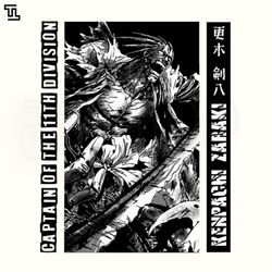 kenpachi zaraki 11 bleach png download