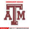 Texas A&M Aggies embroidery design, Texas A&M Aggies embroidery, logo Sport, Sport embroidery, NCAA embroidery..jpg