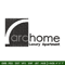 Archome Luxury Apartment Logo embroidery design, logo embroidery, Embroidery file, logo design, Instant download..jpg