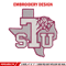 Texas Southern Tigers embroidery design, Texas Southern Tigers embroidery, logo Sport, Sport embroidery, NCAA embroidery.jpg