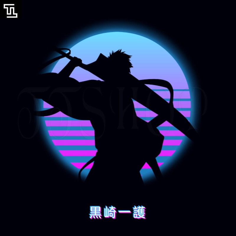 TTB87-Ichigo Kurosaki - Retro 80s bleach PNG Download.jpg