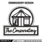 The Conservatory logo embroidery design, logo embroidery, logo design, logo shirt, Embroidery shirt, Instant download.jpg