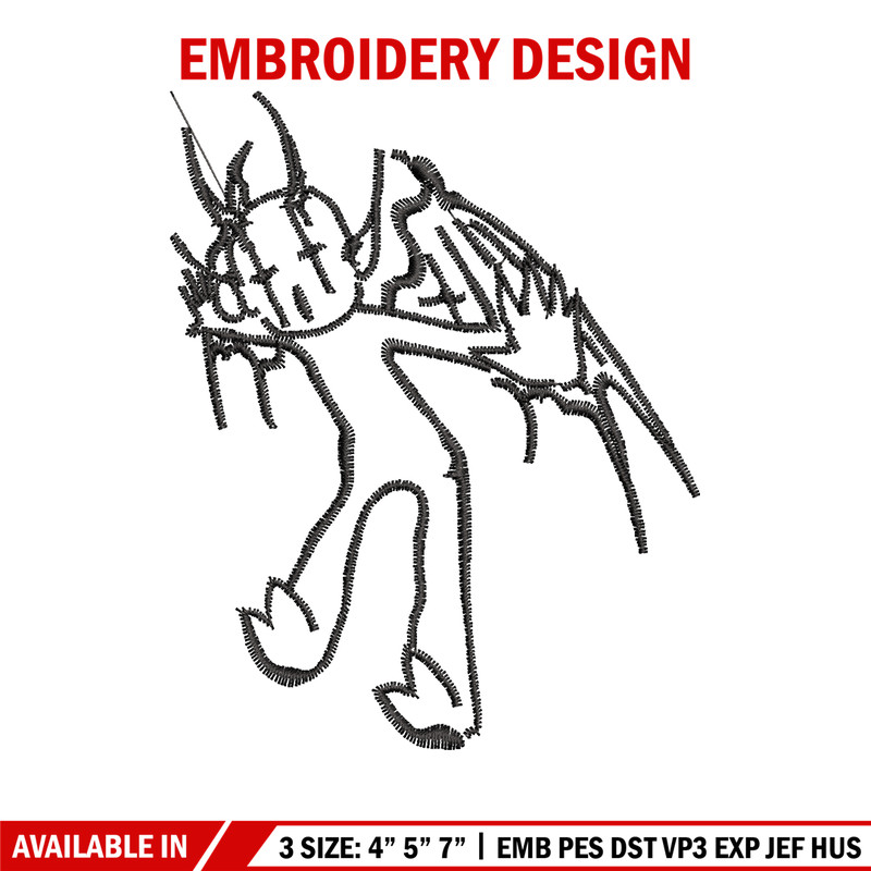 The Devil logo embroidery design, The Devil embroidery, logo design, Embroidery shirt, logo shirt, Instant download.jpg