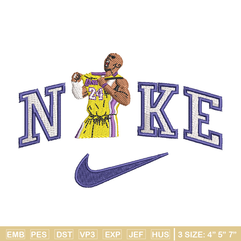 Basketball player Nike embroidery design, Basketball embroidery, Nike design, Embroidery file, Instant download.jpg