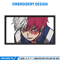 Todoroki box embroidery design, Mha embroidery, Embroidery shirt, Embroidery file, Anime design, Digital download.jpg
