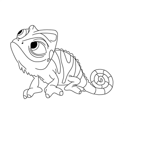 Pascal Lizard Pdf Pascal (Tangled) Digital Files - SVG/PDF/PNG/Jpeg - Kids Col - Inspire ...