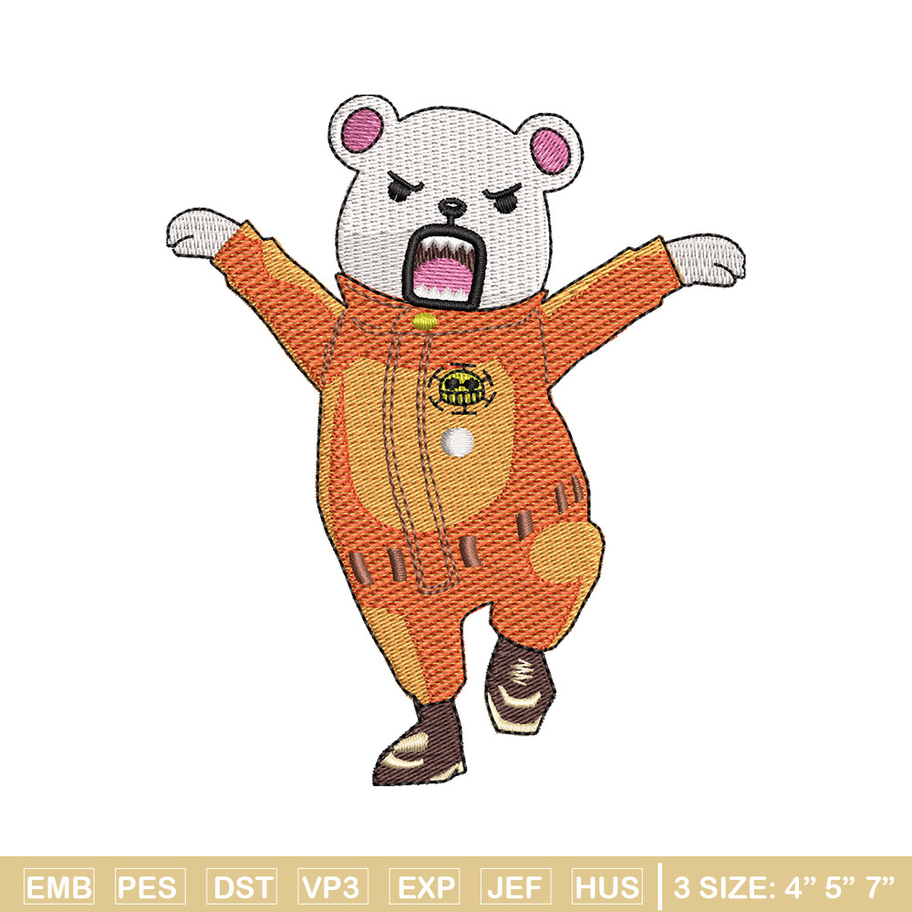 Bear embroidery design, Bear embroidery, Bear design, Embroidery file, Bear shirt, logo design, Instant download..jpg