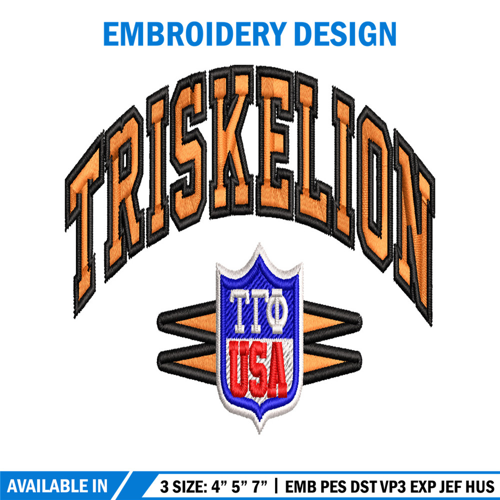 Triskelion logo embroidery design, Triskelion embroidery, logo design, embroidery file, logo shirt, Digital download..jpg