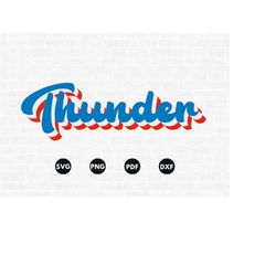 Thunder Svg, Thunder Template, Thunder Stencil, Basketball Gifts, Digital sport, Sticker Svg, Thunder Ornament Svg,