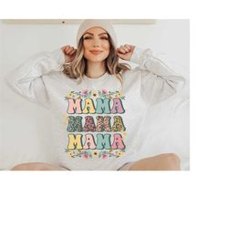 mama sweatshirt, cute mama shirts, mom sweatshirt, mama leopard, mother's day gift sweatshirt, gifts for mom birthday, m