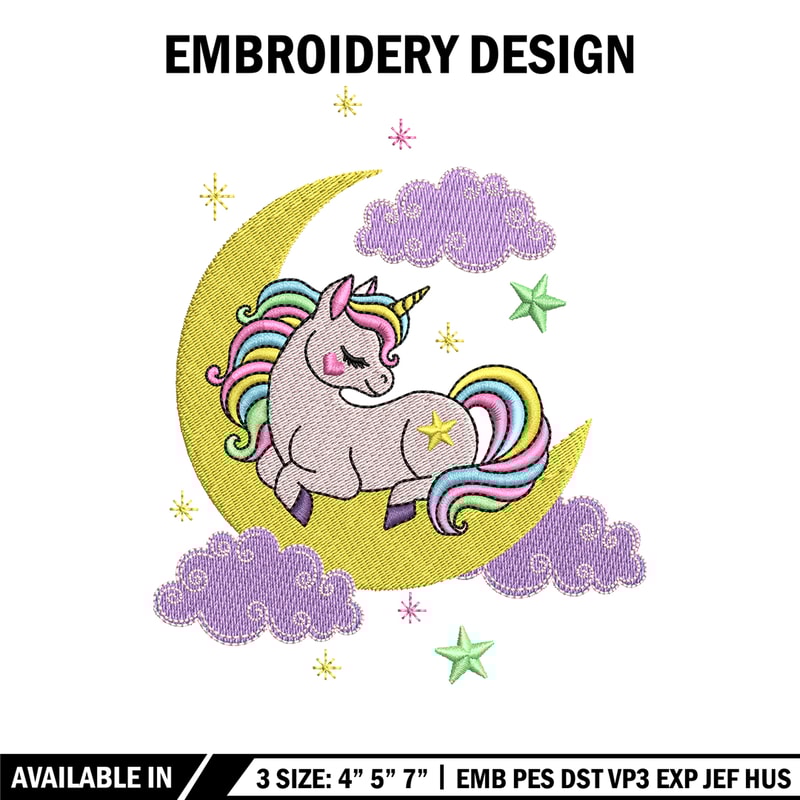 Unicorn logo embroidery design, Unicorn logo embroidery, logo design, Embroidery shirt, cartoon shirt, Instant download.jpg