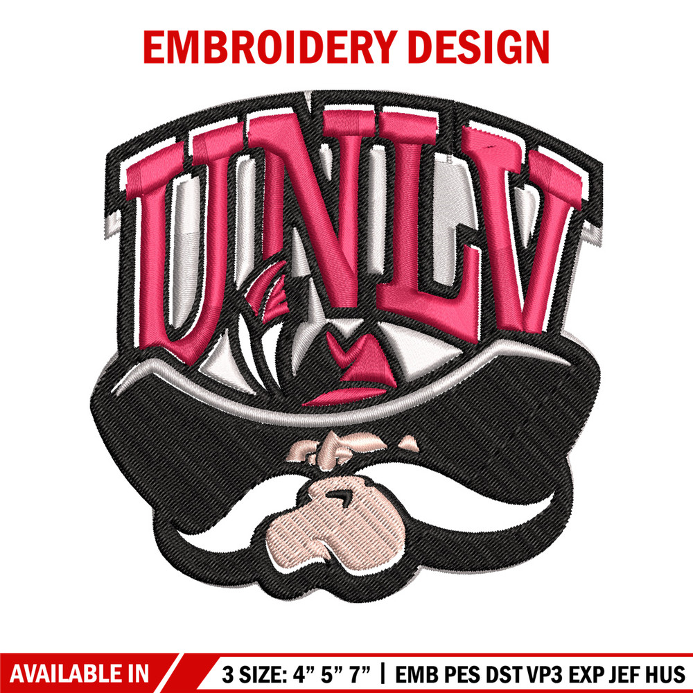 UNLV Rebels embroidery design, UNLV Rebels embroidery, logo Sport, Sport embroidery, NCAA embroidery..jpg