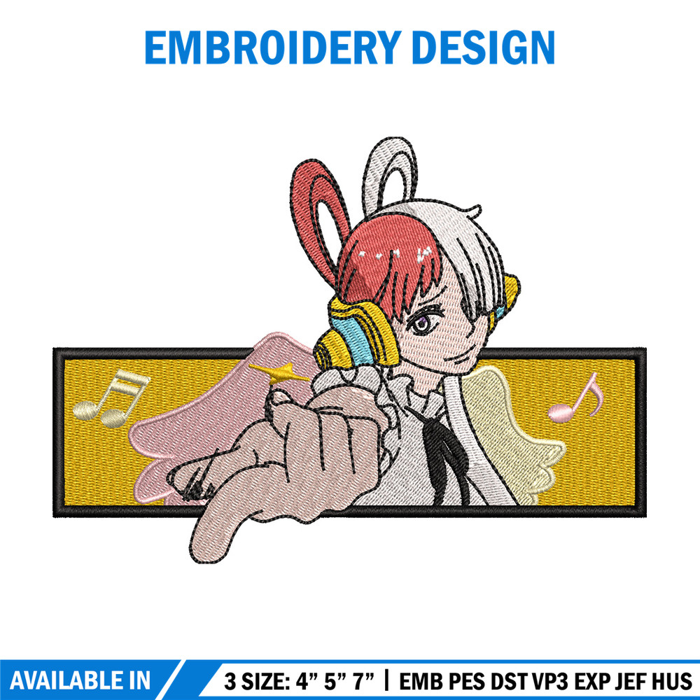 Uta box embroidery design, One piece embroidery, Anime design, Embroidery shirt, Embroidery file, Digital download.jpg