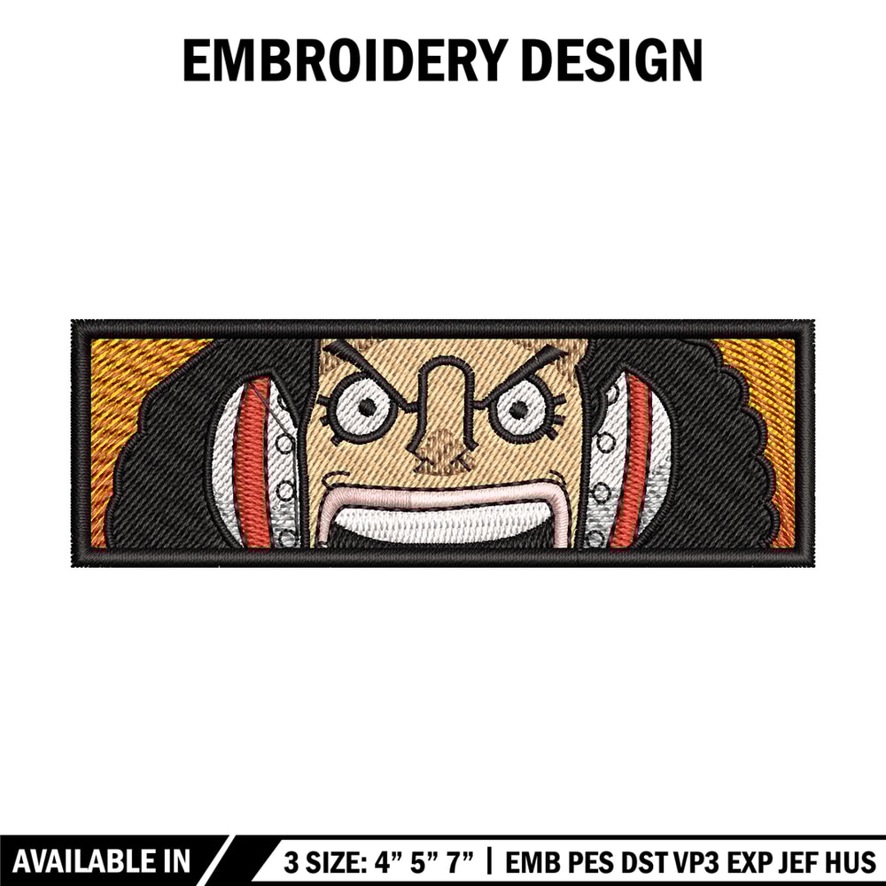 Usopp eyes embroidery design, One piece embroidery, Anime design, Embroidery shirt, Embroidery file, Digital download.jpg