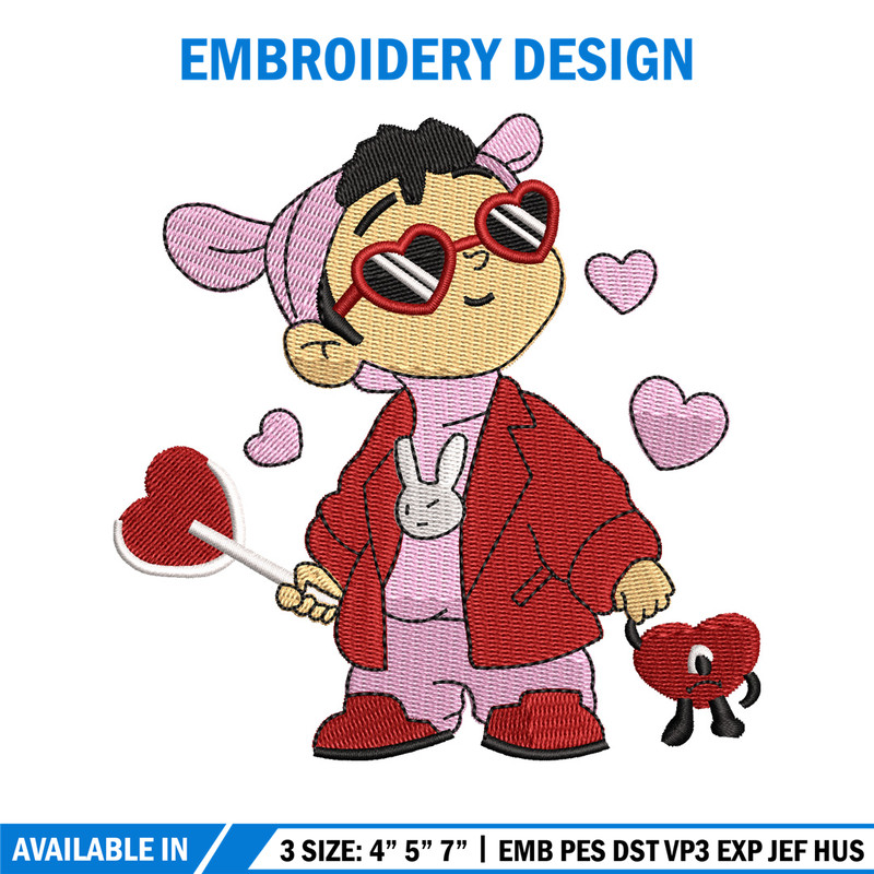 Valentine Baby Benito embroidery design, Valentine embroidery, embroidery file, Valentine design, Digital download.jpg