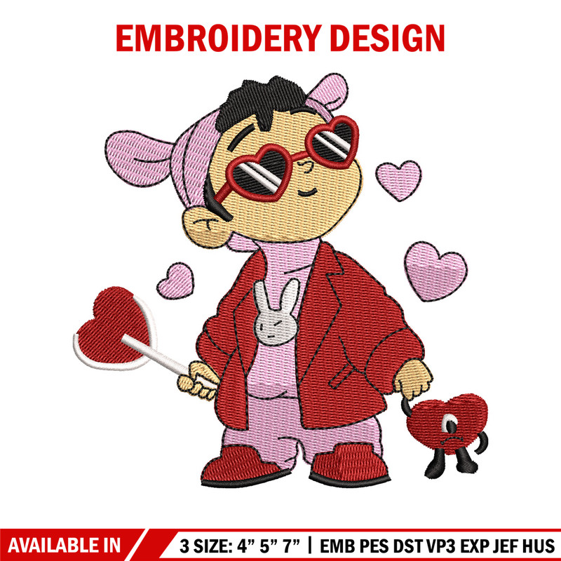 Valentine Baby Benito embroidery design, Valentine embroidery, embroidery file, Valentine design, Digital download.jpg