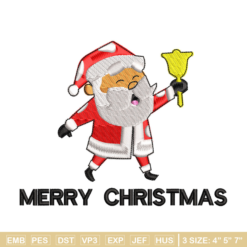 Satan bell embroidery design, Chrismas embroidery, Emb design, Embroidery shirt, Embroidery file, Digital download.jpg