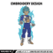 Vegeta blue embroidery design, Dragonball embroidery, Embroidery file, Embroidery shirt, Emb design, Digital download.jpg