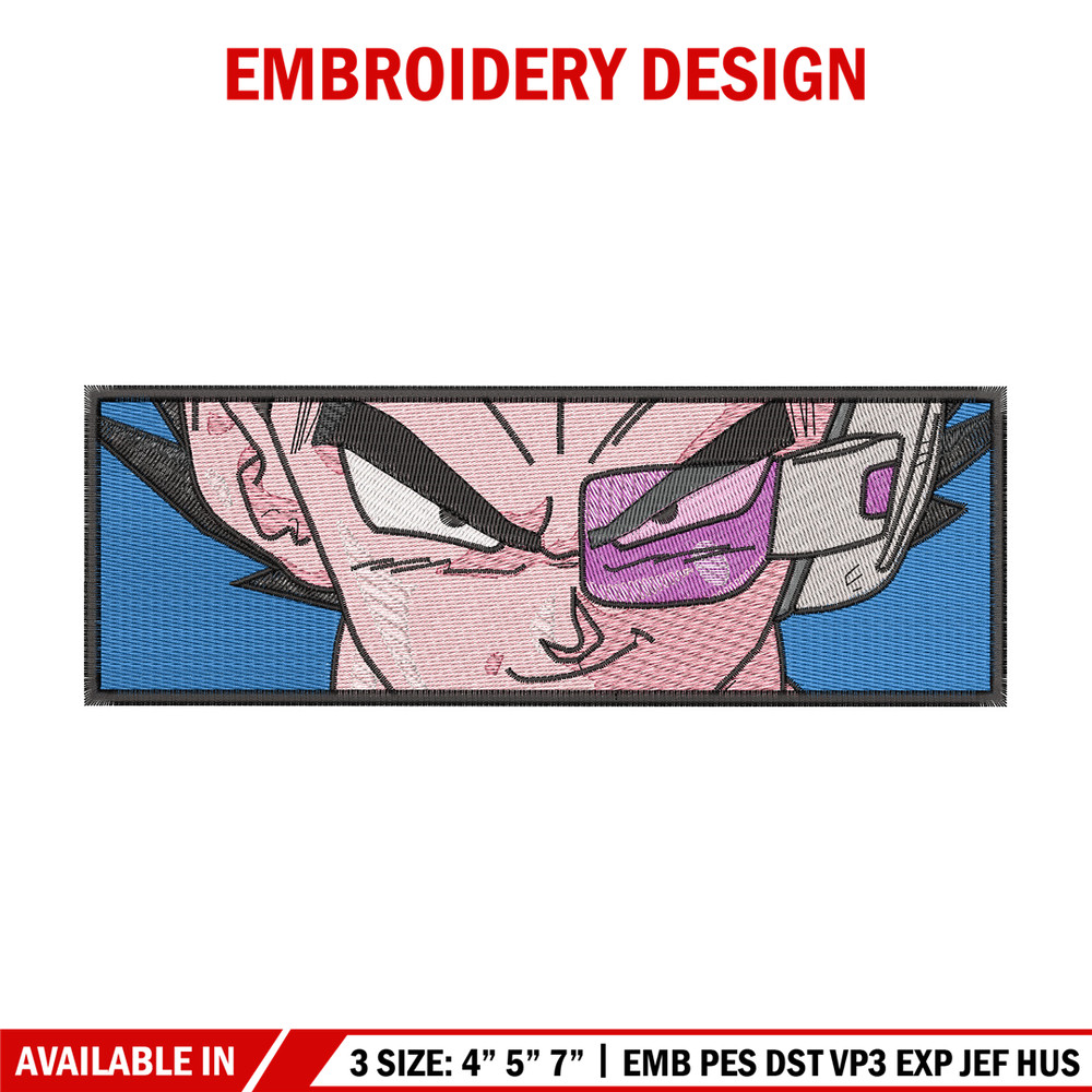 Vegeta sensor embroidery design, Dragonball embroidery, Anime design, Embroidery shirt, Embroidery file,Digital download.jpg