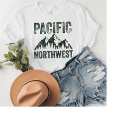 mountain shirt, pacific northwest hiking shirt, outdoors shirt, travel shirt, ladies t-shirts, nature shirt, graphic tee